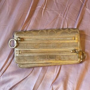 Gold Coach Women's Wallet